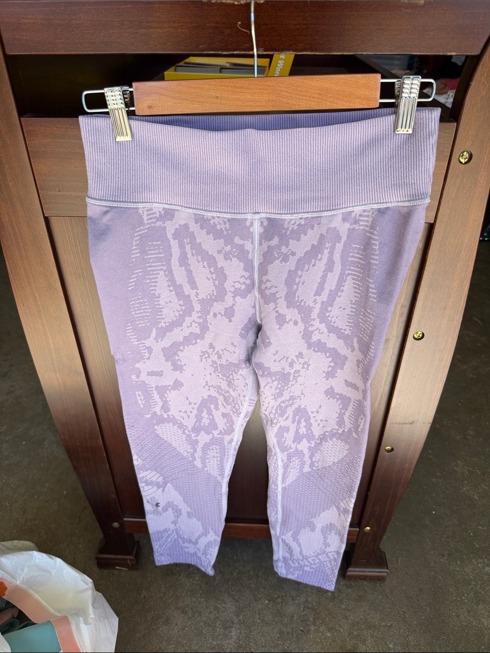 Under Armour Lavender Animal-Print Kids Leggings